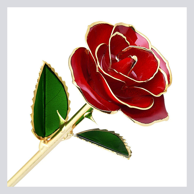 24K Gold-Plated Rose