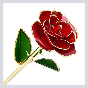 24K Gold-Plated Rose