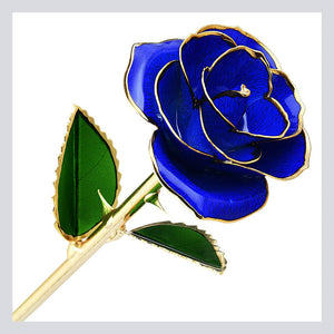 24K Gold-Plated Rose