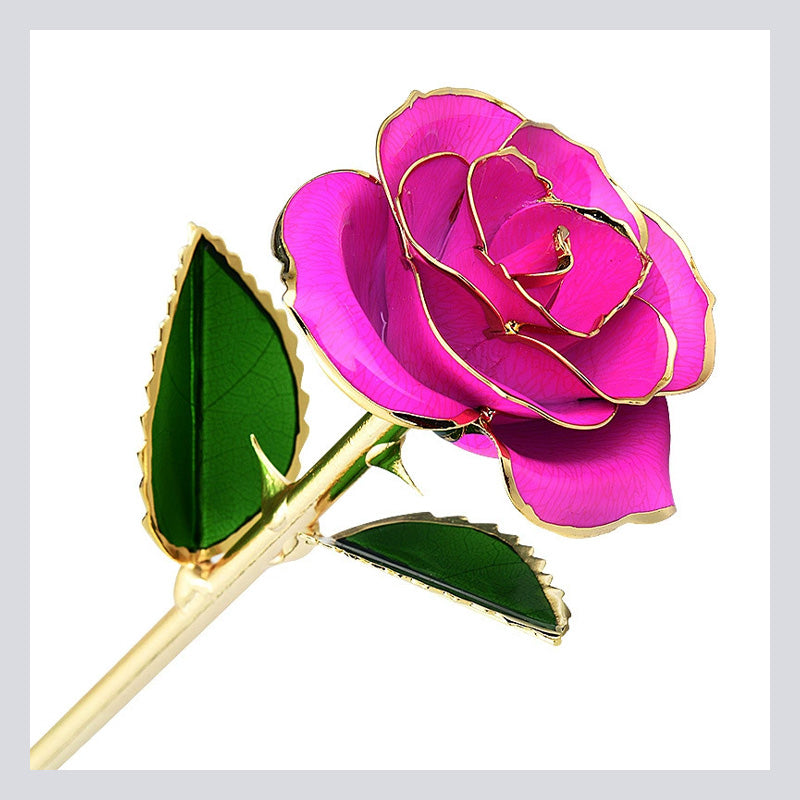 24K Gold-Plated Rose