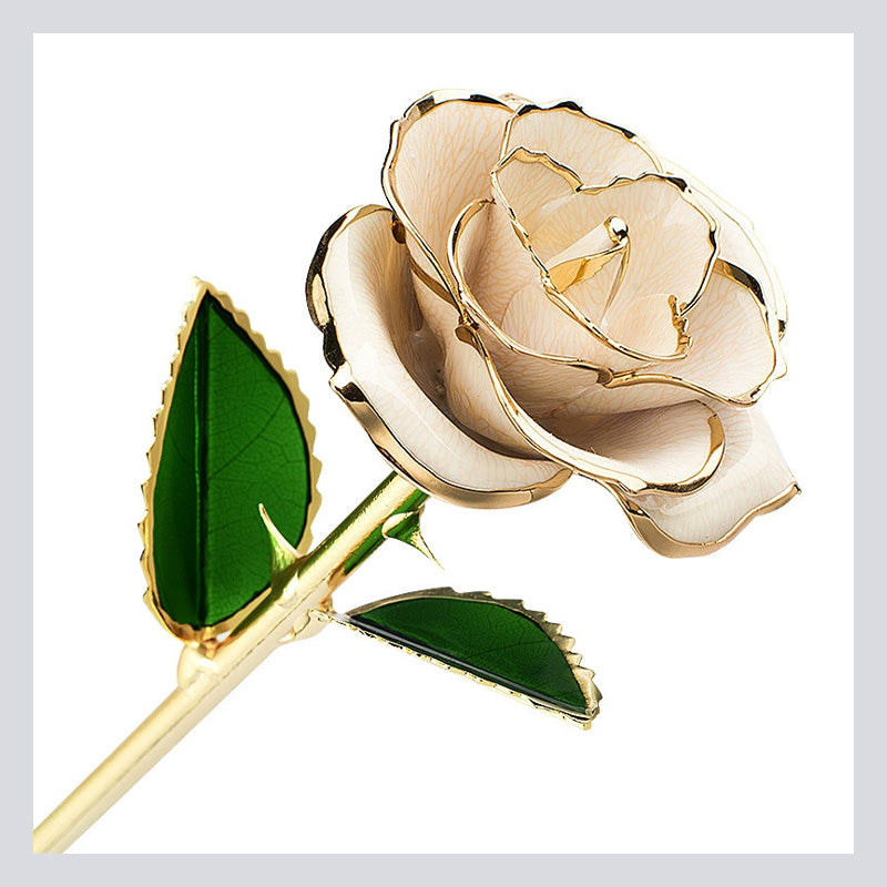 24K Gold-Plated Rose