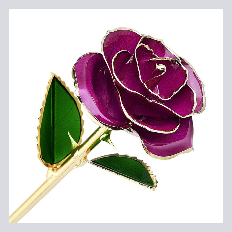 24K Gold-Plated Rose