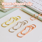 Load image into Gallery viewer, Multifunctional Metal Heart Pen Clip
