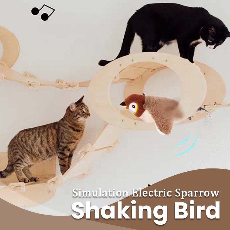 Simulation Electric Sparrow Shaking Bird