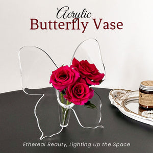 Acrylic Butterfly Vase