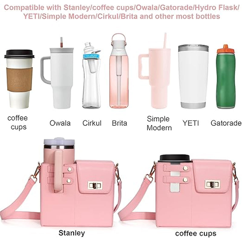 Outdoor Portable Crossbody Water Cup Storage Bag