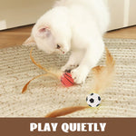 Load image into Gallery viewer, Chicken Feather Elastic Ball Pet Toy
