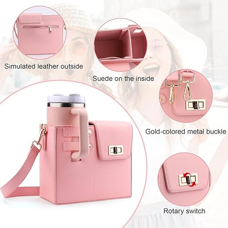 Outdoor Portable Crossbody Water Cup Storage Bag