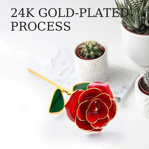 24K Gold-Plated Rose