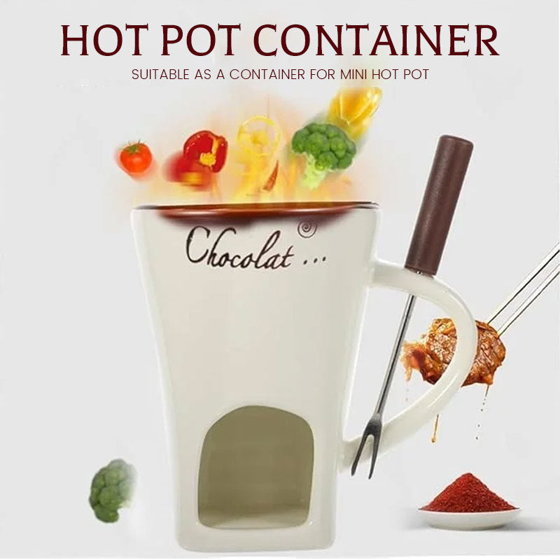 Melting Furnace Ceramic Atmosphere Hot Pot Cup