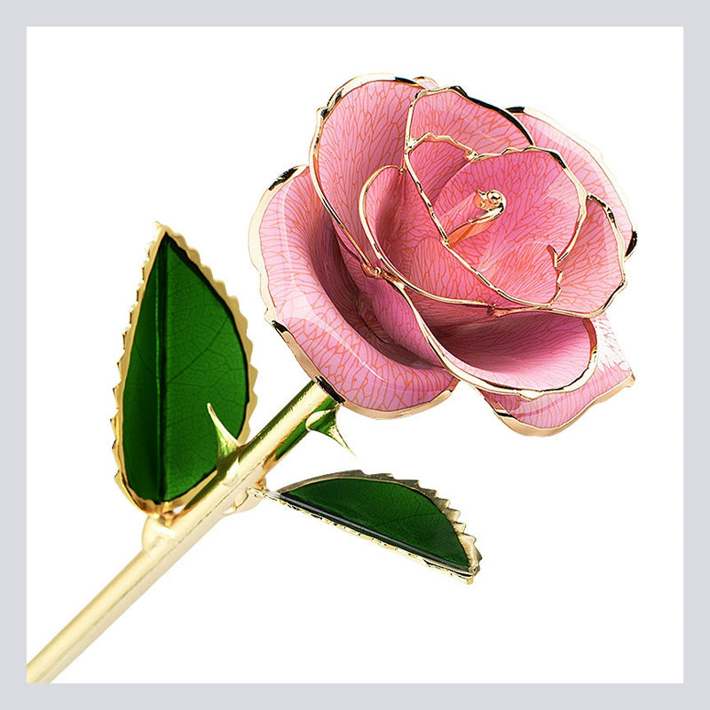 24K Gold-Plated Rose